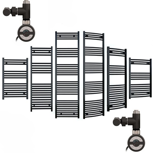 Radiatore scaldasalviette nero